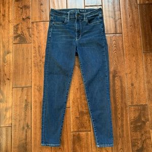 AE dark wash jegging